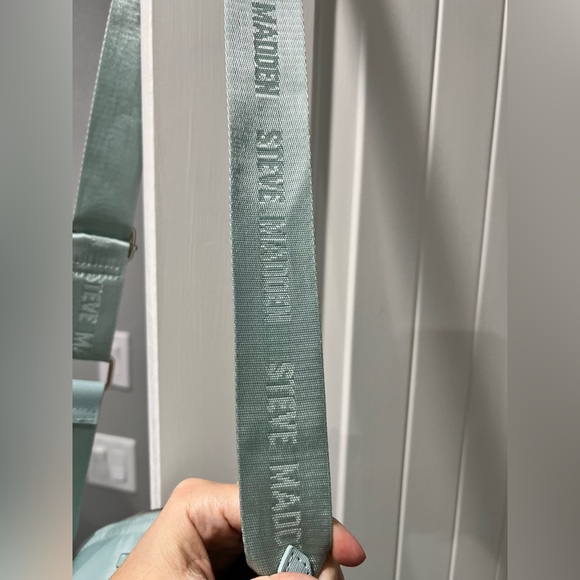 Steve Madden bag purse small mint green light blue crossover - Picture 5 of 11